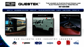 What Questekmfg.com website looked like in 2018 (5 years ago)