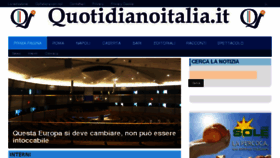 What Quotidianoitalia.it website looked like in 2018 (5 years ago)