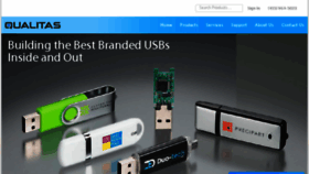 What Qualitasflashdrives.com website looked like in 2018 (5 years ago)