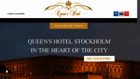 What Queenshotel.se website looked like in 2018 (5 years ago)