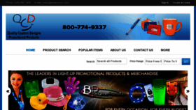 What Qcdpromos.com website looked like in 2018 (5 years ago)