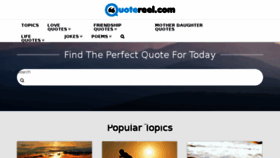 What Quotereel.com website looked like in 2018 (5 years ago)