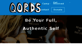 What Qords.org website looked like in 2018 (5 years ago)