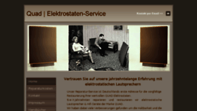 What Quad-elektrostaten.de website looked like in 2018 (5 years ago)