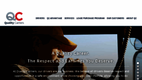 What Qualitycarriersinc.com website looked like in 2018 (5 years ago)