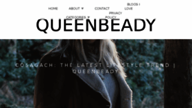 What Queenbeady.com website looked like in 2018 (5 years ago)