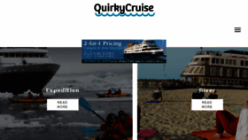 What Quirkycruise.com website looked like in 2018 (5 years ago)