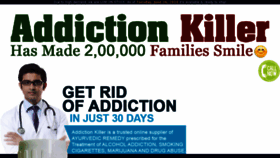 What Quit-addiction.com website looked like in 2018 (5 years ago)