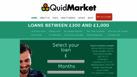 What Quidmarketloans.com website looked like in 2018 (5 years ago)