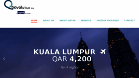 What Qtraveldoha.com website looked like in 2018 (5 years ago)