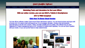 What Quickqualifier.com website looked like in 2018 (5 years ago)
