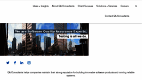 What Qaconsultants.ca website looked like in 2018 (5 years ago)