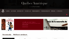What Quebec-amerique.com website looked like in 2018 (5 years ago)
