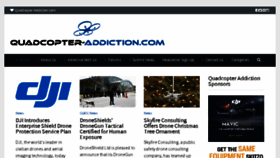 What Quadcopter-addiction.com website looked like in 2018 (5 years ago)