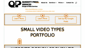 What Quidditypress.com website looked like in 2018 (5 years ago)