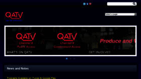 What Qatv.org website looked like in 2018 (5 years ago)