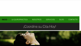 What Quiropractico.com website looked like in 2018 (7 years ago)
