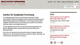 What Qualitative-forschung.de website looked like in 2018 (5 years ago)