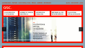 What Qsc.de website looked like in 2018 (5 years ago)