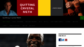 What Quittingcrystalmeth.com website looked like in 2018 (5 years ago)