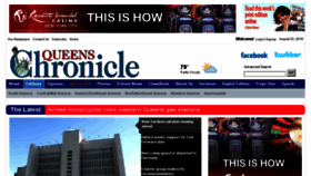 What Queenschronicle.com website looked like in 2018 (5 years ago)