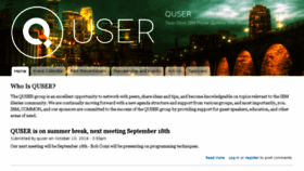 What Quser.org website looked like in 2018 (5 years ago)