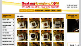 What Quatanghoanglong.com website looked like in 2018 (5 years ago)
