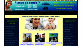 What Queroplanodesaude.com.br website looked like in 2018 (5 years ago)
