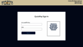 What Quickpay.bearrivermutual.com website looked like in 2018 (5 years ago)
