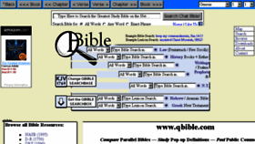 What Qbible.com website looked like in 2018 (5 years ago)