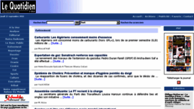 What Quotidien-oran.com website looked like in 2018 (5 years ago)