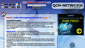 What Qcm-network.com website looked like in 2018 (5 years ago)