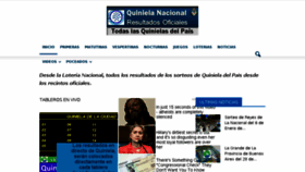 What Quinielanacional.com.ar website looked like in 2018 (5 years ago)