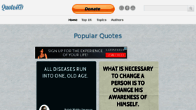 What Quotehd.com website looked like in 2018 (5 years ago)