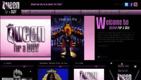 What Queenforaday.com website looked like in 2018 (5 years ago)