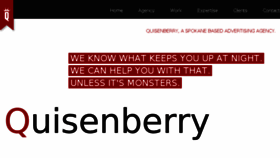 What Quisenberry.net website looked like in 2018 (5 years ago)