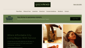 What Queenswood.net website looked like in 2018 (5 years ago)