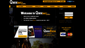 What Qwikbetz.com website looked like in 2018 (5 years ago)