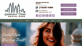 What Queensboroplazadental.com website looked like in 2018 (5 years ago)