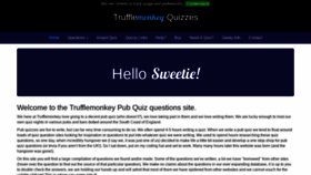 What Quiz.trufflemonkey.co.uk website looked like in 2018 (5 years ago)