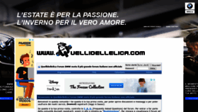 What Quellidellelica.com website looked like in 2018 (5 years ago)