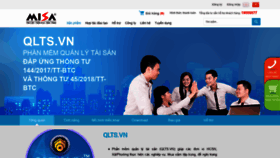 What Qlts.vn website looked like in 2018 (5 years ago)