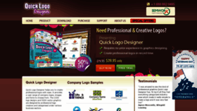 What Quicklogodesigner.com website looked like in 2018 (5 years ago)