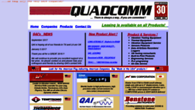 What Quadcomm.net website looked like in 2018 (5 years ago)