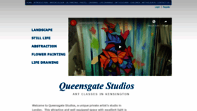 What Queensgatestudios.com website looked like in 2018 (5 years ago)