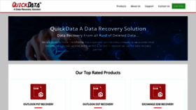 What Quickdata.org website looked like in 2018 (5 years ago)