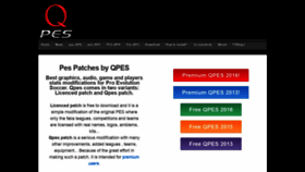 What Qpes.org website looked like in 2018 (5 years ago)