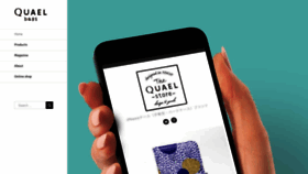 What Quael.jp website looked like in 2018 (5 years ago)