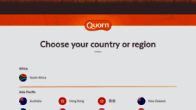 What Quorn.com website looked like in 2019 (5 years ago)