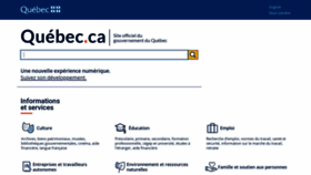 What Quebec.ca website looked like in 2019 (5 years ago)
